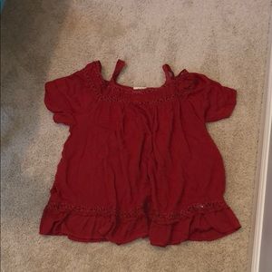 Off the shoulder shirt